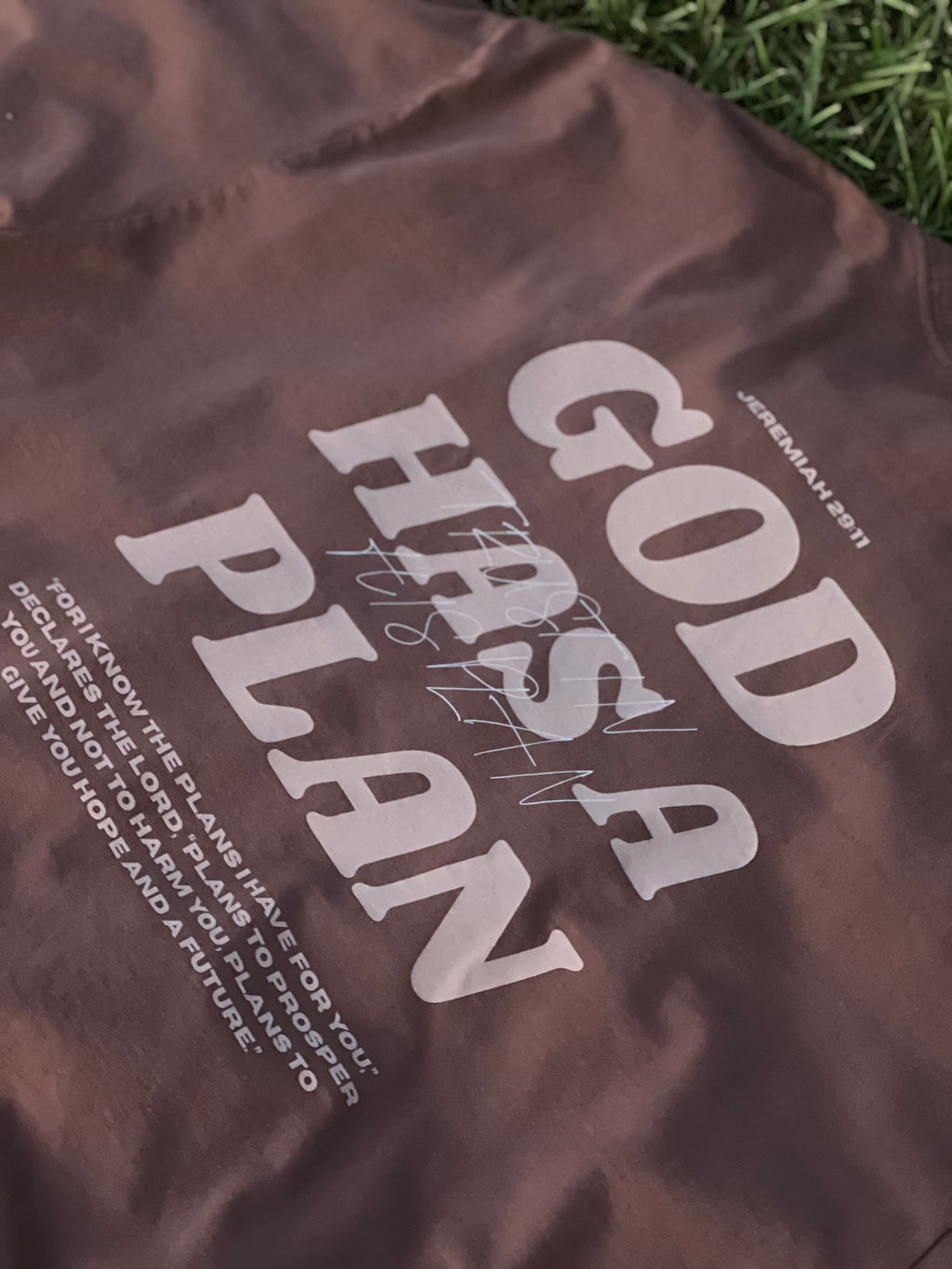 Trust His Plan Over Sized Tee